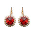 Auskarai "Klaris IX (Scarlet)" su Swarovski™ kristalais